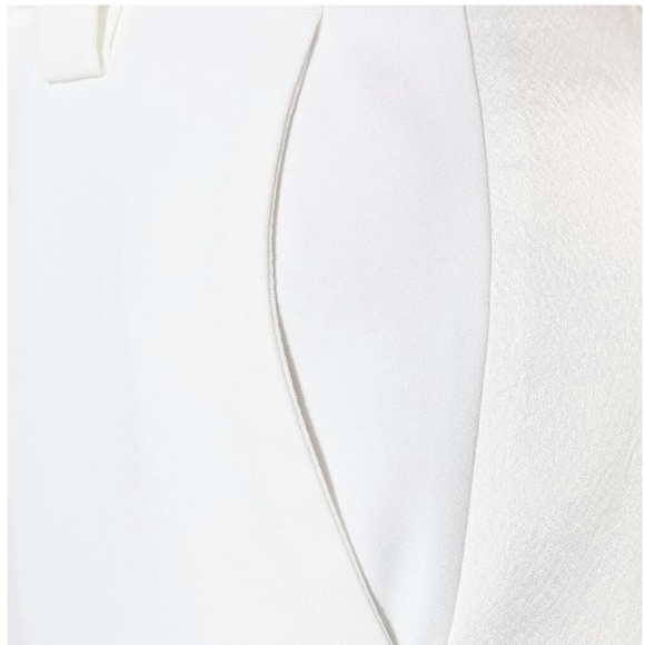 T.ba Life Hi-Rise Crepe White Pants 38 - Picture 3 of 7